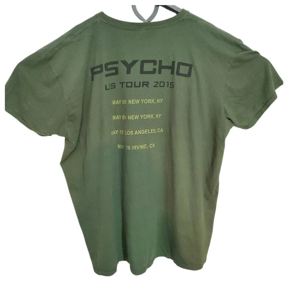 Vintage Muse Psycho Fanclub NYC‎ Concert Tour 2XL T-shirt XXL 2015 RARE
